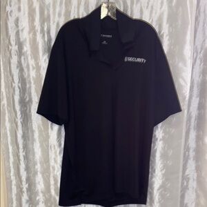 Port Authority Security Black Men's Polo Shirt Size 2XL 🔥 B1